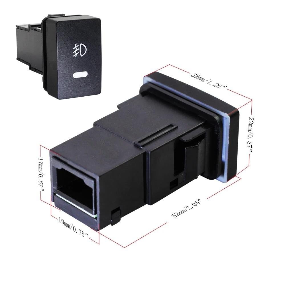 Cablaggio Fendinebbia Con Presa H11 E Interruttore Indicatore LED Relè Per Cambio Automatico Per Toyota Per Corolla RAV4 Per Sienna Per Solara