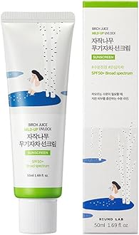 ROUND LAB (Round Lab) Birch Inorganic Sunscreen SPF 50+PA++++++50ml [Inorganic Sunscreen, Vitahyaluronic Acid, Moisturizing, Calming, Sensitive Skin, Dry Skin, Daily Moisture UV Care, Moist Sunscreen]