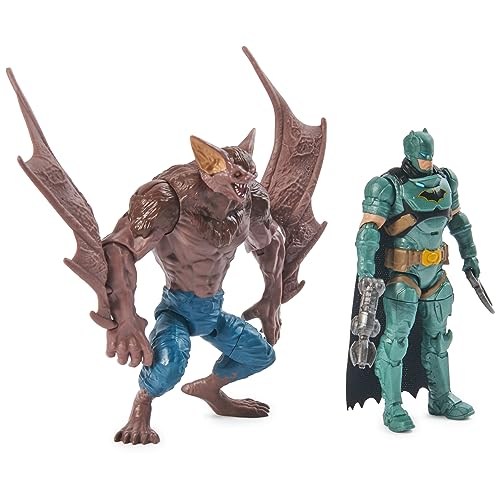 Dc Comics 6067810 Batman Aerial Battle Pack (Amazon Exclusive), Batwing Vehicle, 4-Inch Batman & Man-Bat Action Figure thumb #6