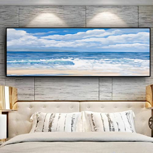Peinture affiches imprime plage ocean 20x60cm pour habiller un mur vide