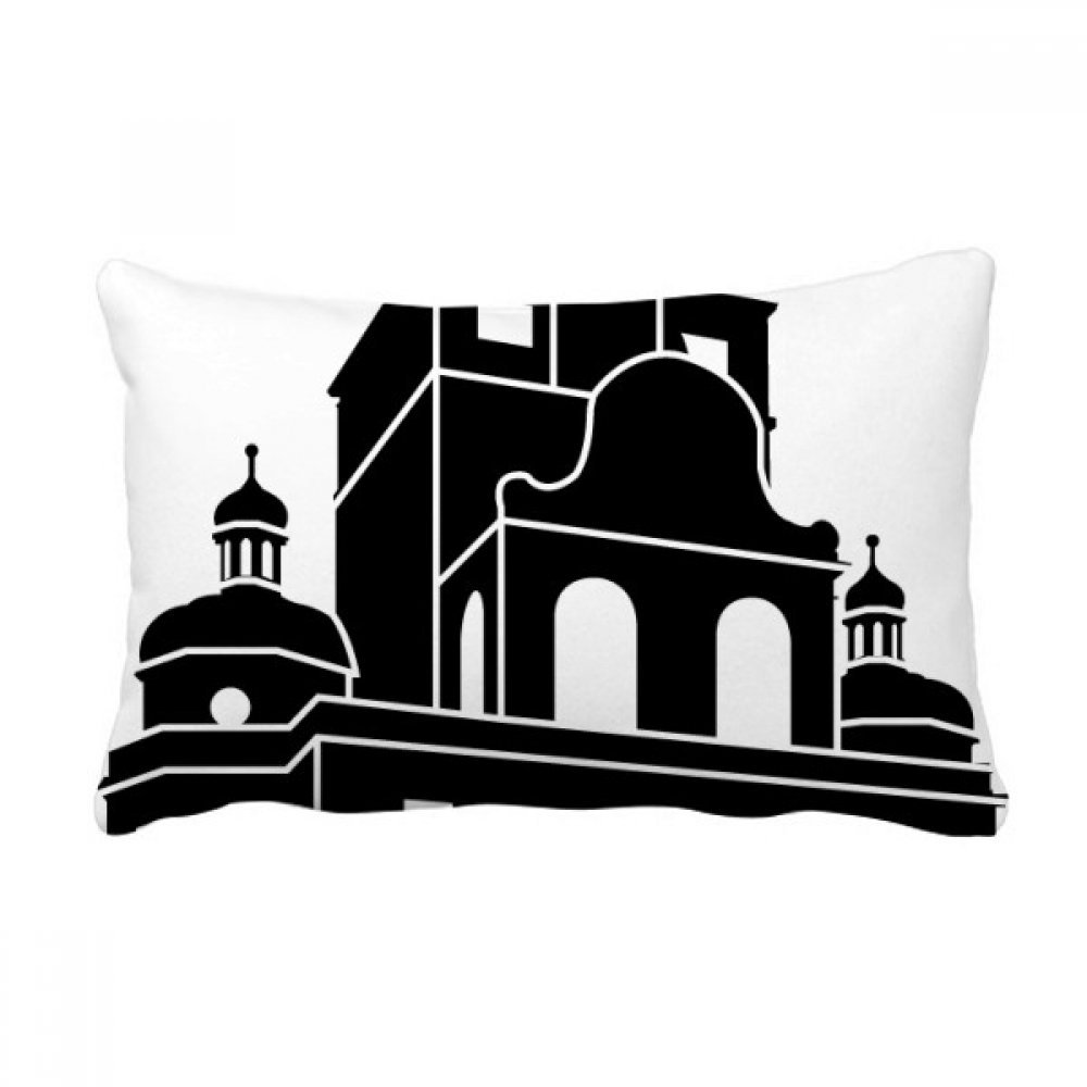 Coussin lombaire architecture Allemagne multicolor : idée cadeau originale