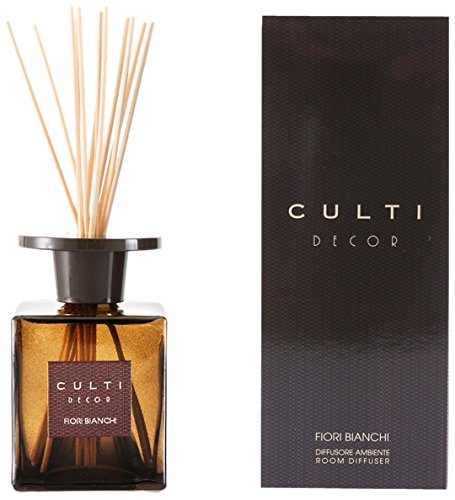 Culti Diffusore Decor 500 ml, Fiori Bianchi