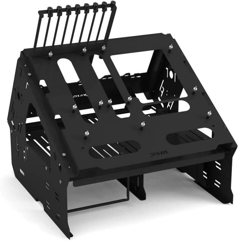 Praxis WetbenchSX Open Air Computer Test Bench Basic - Angled Edition - Black