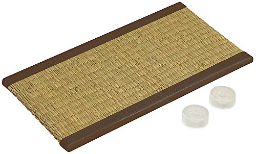 Tatami marron Nendoroid More en véritable jonc igusa pour figurines et mini décors japonisants
