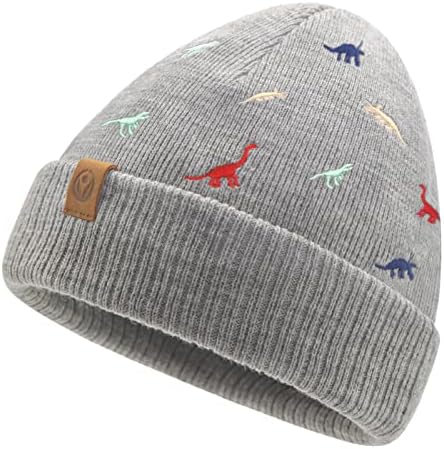 Duoyeree Baby Beanies Toddler Winter Hats Comfortable and Nice Knitted Hats for Boys Girls Adult