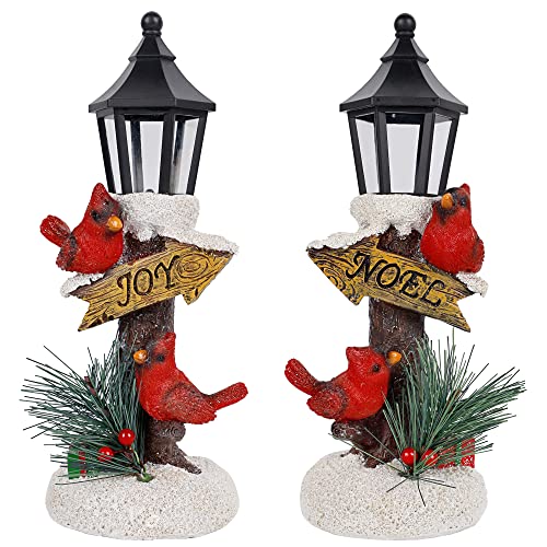 Glintoper 2 Pack Christmas Lighted Table Decorations, Tabletop Figurine, Battery Operated thumb #6