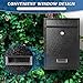 KYODOLED Key Lock Mailboxes for Outside, Locking Wall Mount Mailbox, Security Key Drop Box for Letters, Cash, Cards, Steel Mail Box for House Office School, 12.4H x 8.54L x 3.35W Inches, Black