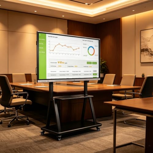 Image of Business Intelligent Touch Display Antis-Glare Screen Dual-System Setup 4K IPS Panel Equipped with Matte antis-Glare Surface Coating for Classroom Office Home(1209 * 680mm /47.59 * 26.77in)