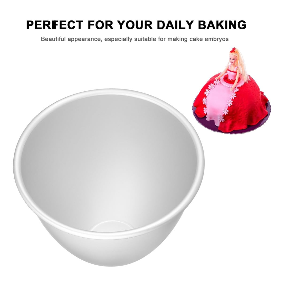 Abaodam 3pièces Moule à Gâteau à Fond Fixe Outil De Pâtisserie Antiadhésif Pour Gâteau Chiffon Cheesecake Et Mousse Accessoire De Cuisine Pratique Pour Amateurs De Pâtisserie