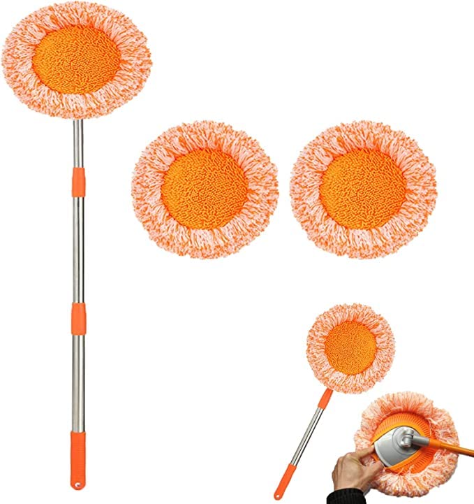 Whixant 360° Rotatable Adjustable Cleaning Mop, Cleaning Mop Dust Mop, Lightweight Easy Installation Mop for Washing Car Cleaning Glass, Hardwood, Tiles, Laminate (B0BT1LG2VK) Amazon Price History, Amazon Price Tracker