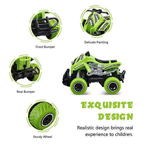 Christmas Decorations Clearance Popular Toddler Toys for 3-5 Year Old Boys RC Cars Birthday Gifts for Kids Boy Toys Age 4 5 6, RC Motorcycles Remote Control Car STEM Toys Mini Racers Trucks, Green