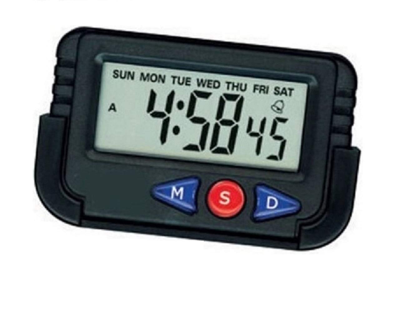 Car Dashboard/Office Desk Alarm Clock and Stopwatch