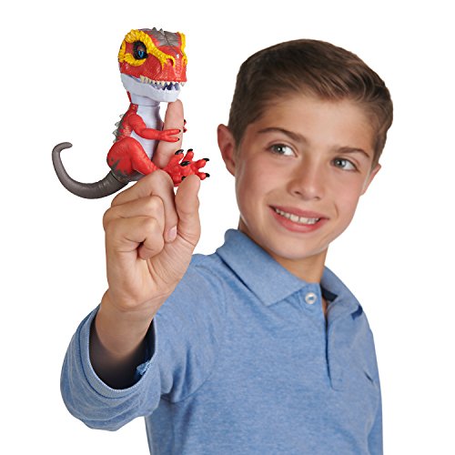 Untamed T-Rex By Fingerlings – Ripsaw (Red) - Interactive Collectible Dinosaur - By Wowwee #TOP5