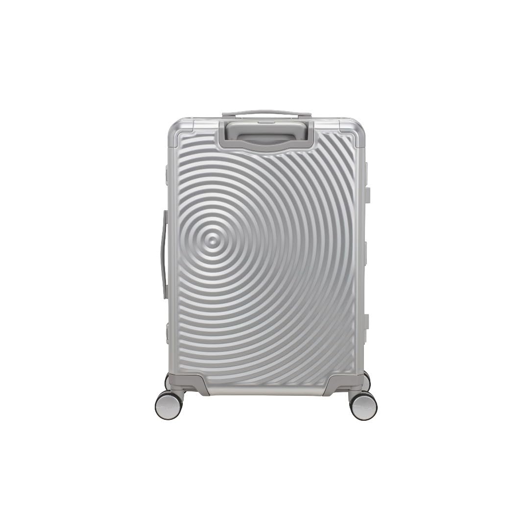 American Tourister Chariot moyen fabriqué en aluminium. Poignée supérieure et latérale, fermeture à combinaison TSA, 4 roues pivotantes amortissées afin de réduire le bruit et les vibrations. D, 1776