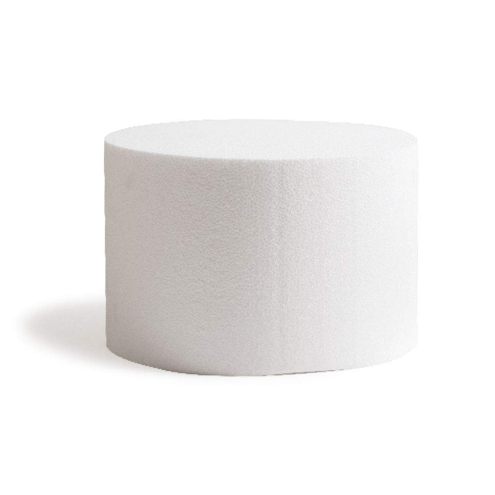 DecoraPolystyrene Disk Shape, 20 x 20 cm, White