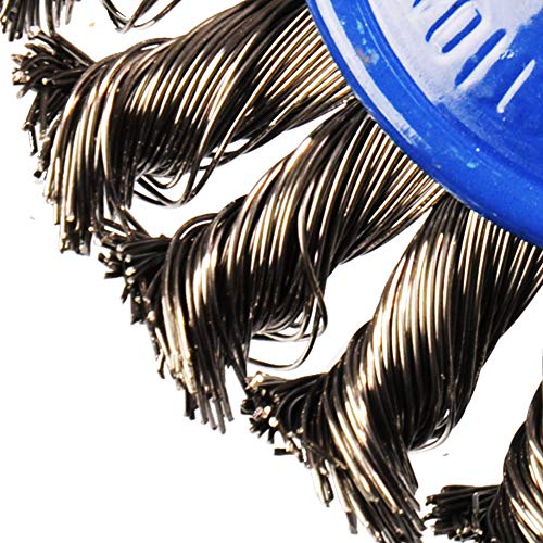 10 pezzi spazzola conica 100 mm Intrecciate M14