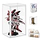 Acryl Vitrine Klarsicht Aufbewahrungsbox Countertop Würfel für Sammlerstücke, Action-Figuren, Schaukasten Für Helme ,Miniaturfiguren Staubdichter Schutz Aufbewahren & Organisieren (45x33x33cm)