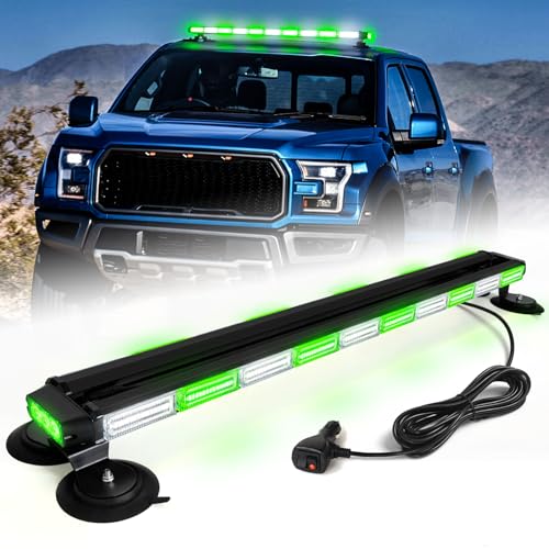 Barre lumineuse d'avertissement magnétique 106 cm pour camion et chasse-neige