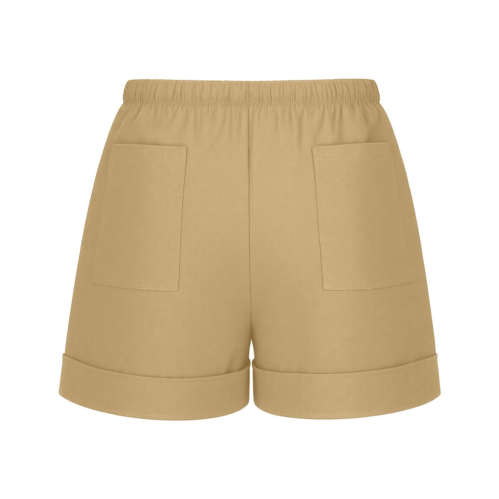 Pantalones cortos casuales de algodón transpirable para hombre, con cintura elástica, ajuste regular, para descansar, playa, con cordón, ligeros, holgados, suaves, cómodos, pantalones de verano de