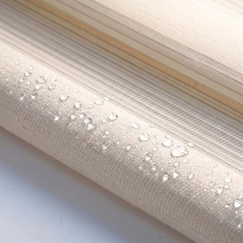 Image of Story@Home Zebra Blinds for Windows W 3 ft x H 7 ft | Dual Layer Roller Shades for Day and Night Privacy, Light Filtering Sheer Blinds for Home and Office, Modern Window Treatments - Beige