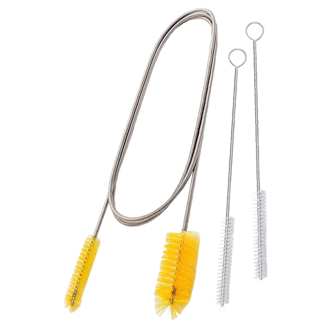 BESPORTBLE 4 Sets Hose Cleaning Brush Foam Tank Flexible Cleaner Cleaning Brush for Gravel Aquarium Cleaning Tools Brush : Nylon Wire
