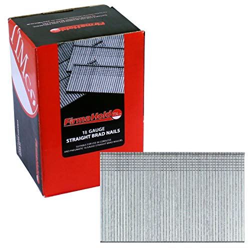 TIMCO FirmaHold Collated Brad Nails - 18 Gauge 18 x 25 - Straight - Stainless Steel - Box of 5000