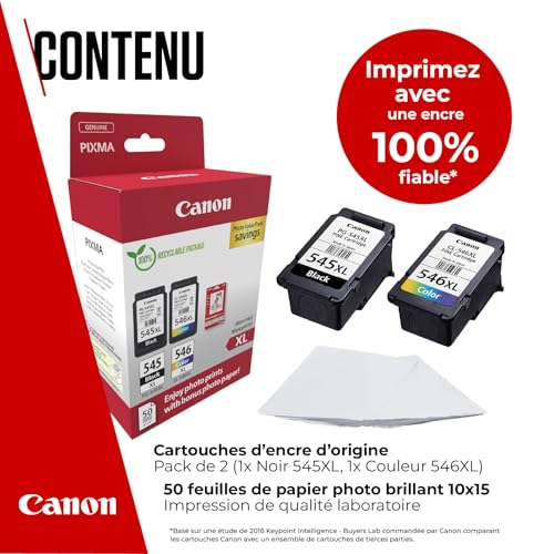 Canon PG 545XLCL 546XL Photo Value Pack - vue 7