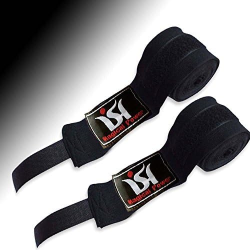 Miniatura 3 de Boxeo Mano Wraps Vendas Arte Marcial muñeca Puño Wraps MMA under-boxing Guante Protective Gearprevenir lesiones 180" Par