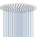 SR SUN RISE 12-inch Luxury Round Rainfall Shower Head Wall Mount High Pressure Rain Showerhead Ultra Thin Chrome Finish 2.5 Gpm SRSH-1201G