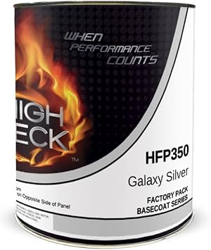 High Teck Products HFP350-1 Series HFP National Rule Urethane Basecoat, 1 gal, Galaxy Silver, 6.8 lb/gal VOC