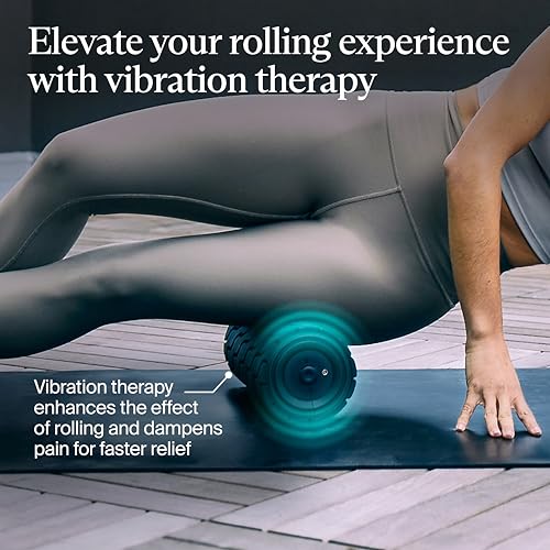 TheraGun WaveRoller — 12" Vibrating Foam Roller with Wave Texture — view 4