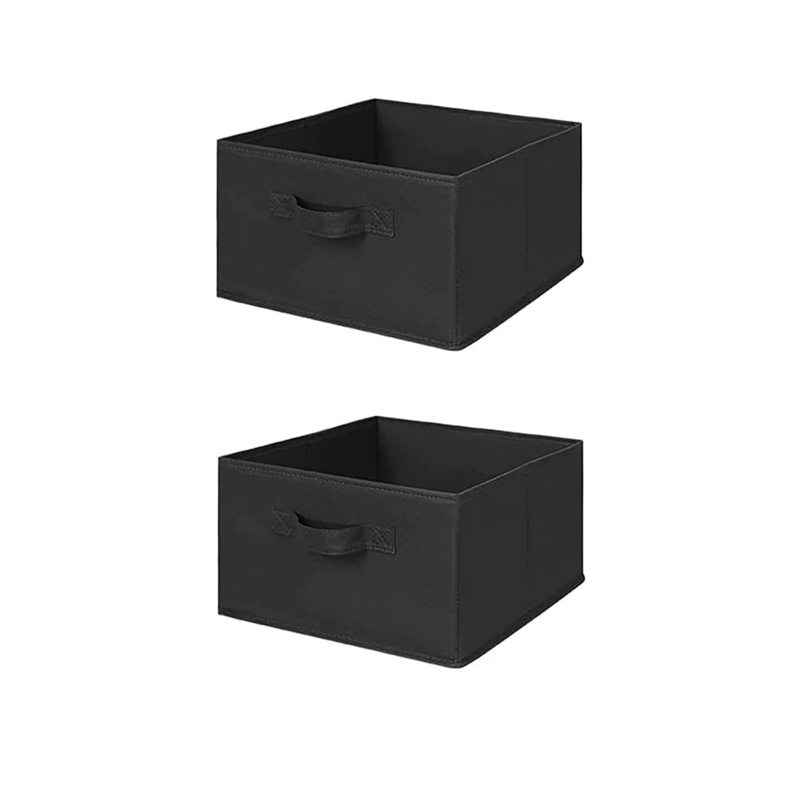MAX Houser 2 Drawer Hanging Closet Storage Organizer, Black
