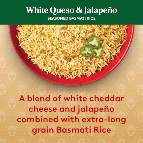 Image of Royal White Queso & Jalapeno Seasoned Basmati White Rice - (6 Pack) 8.5 oz