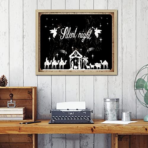 Panneau de décoration murale de salle de bain pour célébrer la magie de Noël en famille