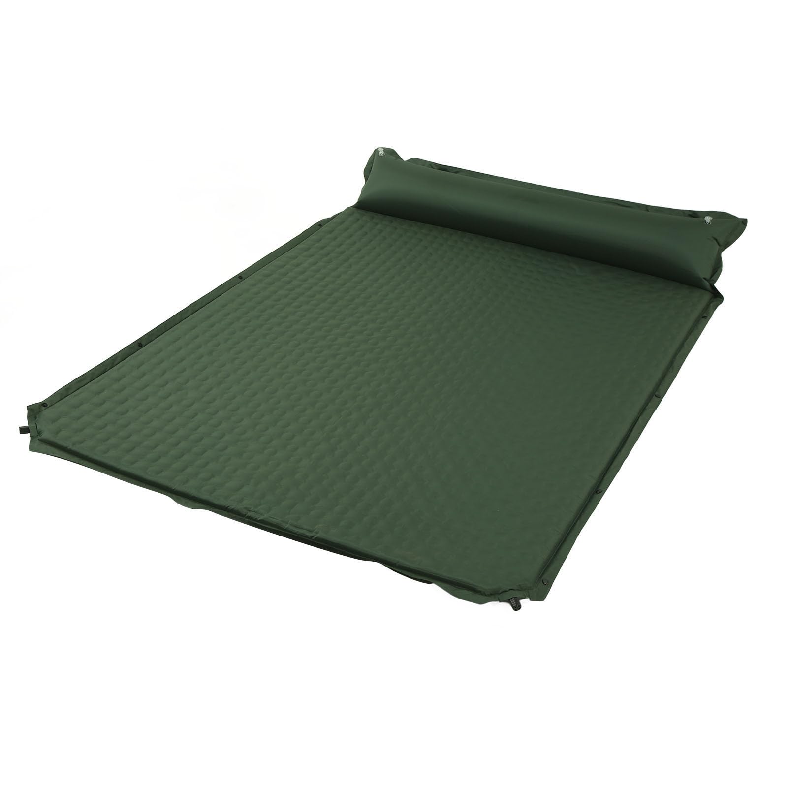 Camping-Matratze, Automatisches Aufblasen, Luftbett für Outdoor-Reisen, Komfortables Doppel-Design, 190 X 130 X 3 cm, Grün
