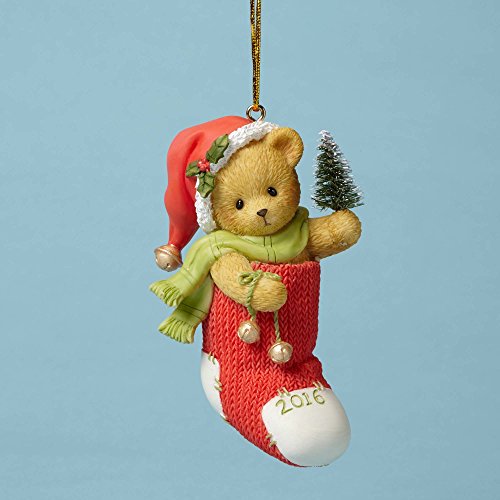 Cherished Teddies HO Ours dans une chaussette daté figurine de collection Enesco