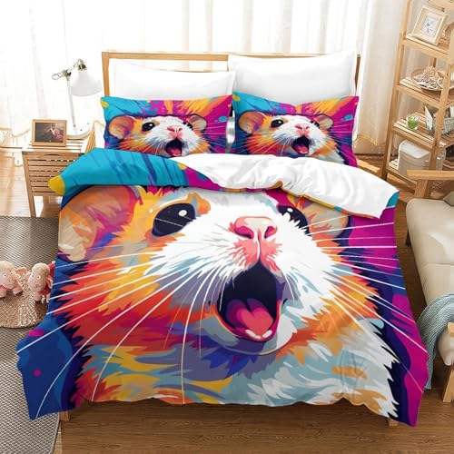 Parure de lit microfibre HamsterPop housse de couette 135x200 - 3
