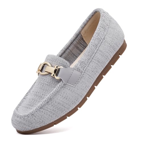 Image of Cvistpieo Loafers for Women Business Casual Shoes Comfortable & Lightweight Penny Loafers Slip On Work Flats