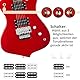 Rocktile Sidewinder E-Gitarre - Rocktile Heavy-Series - Korpus: Linde - 2 Humbucker Tonabnehmer - 22 Bünde - FR-Style Tremolo - Rot