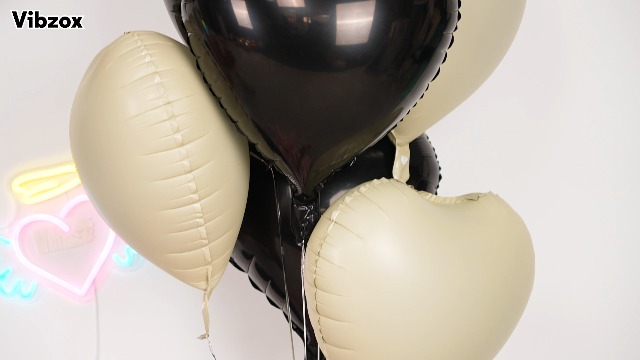 Black And White Heart Shaped Balloons Coloring Page 53331968 Vector Art