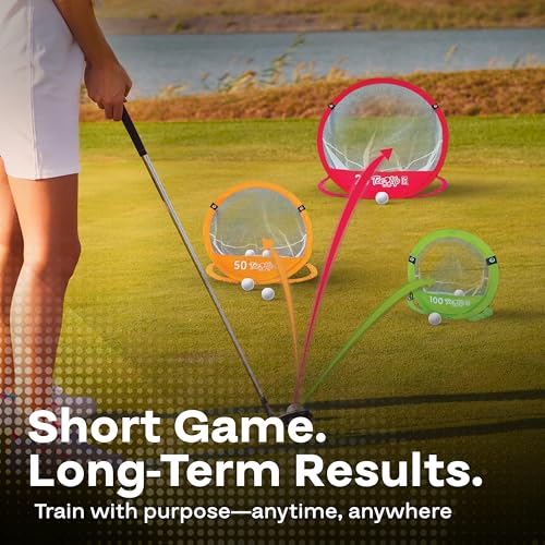 Image of PGA Tour Golf Practice Aids By Golfgen: Premium Chipping Nets, Putting Rings, & Targets, Indoor & Outdoor Training, Improve Accuracy & Control, Master Putting and Chipping, Portable for On The Go