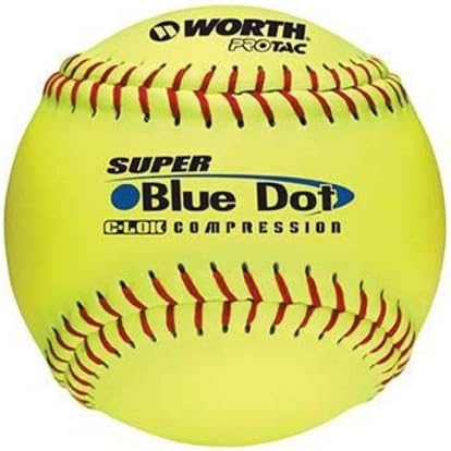 Worth 12" Super Blue Dot® Softballs from 1 Dozen