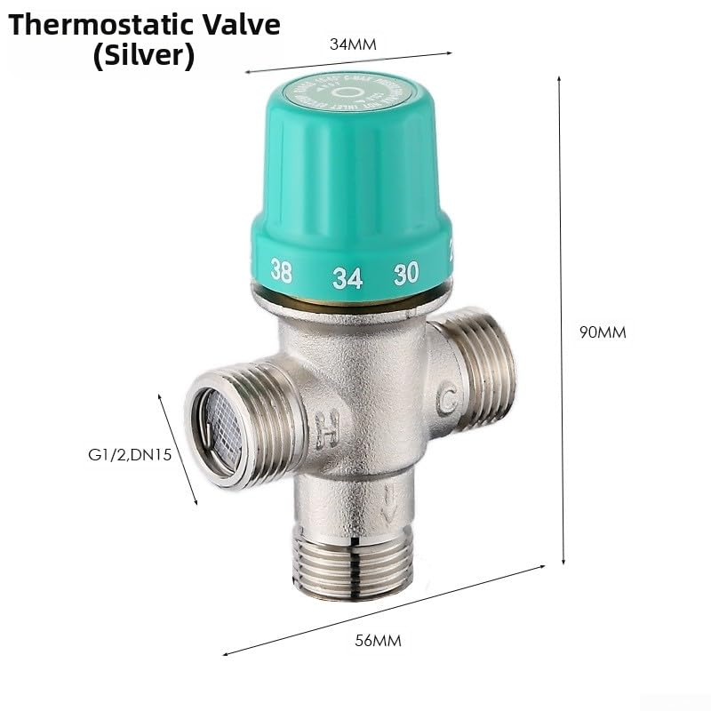 Vanne thermostatique 3 voies contre les variations d'eau de douche - 3