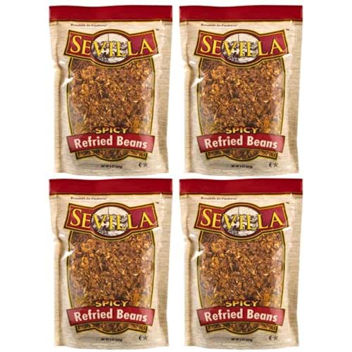 Generic Redfried Beans Dehydrated 8 oz (4 PACK) Fast Cooking!