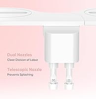 Vista 3 de Accesorio de bidé no eléctrico para asiento de inodoro