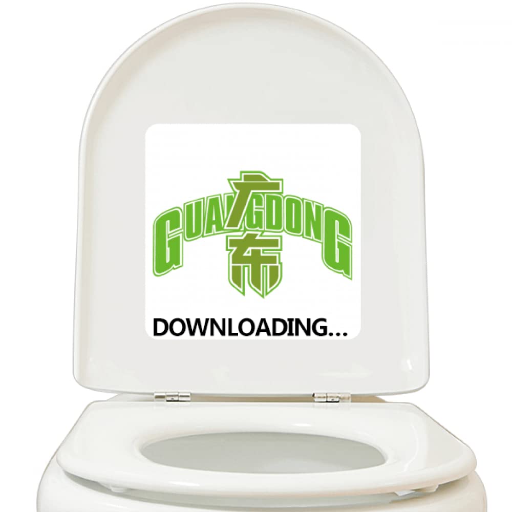 guang city province Stickers Adhesive Waterproof Toilet Decal