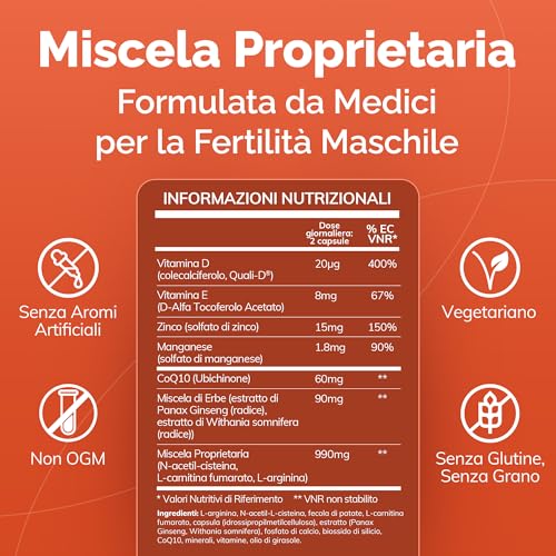Conceive Plus Supporto Per Motilita' Maschile 60 Capsule - 5