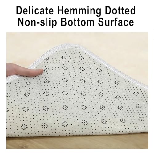 Tapis de salon moderne lavable 60x200cm à poils longs et doux - 8