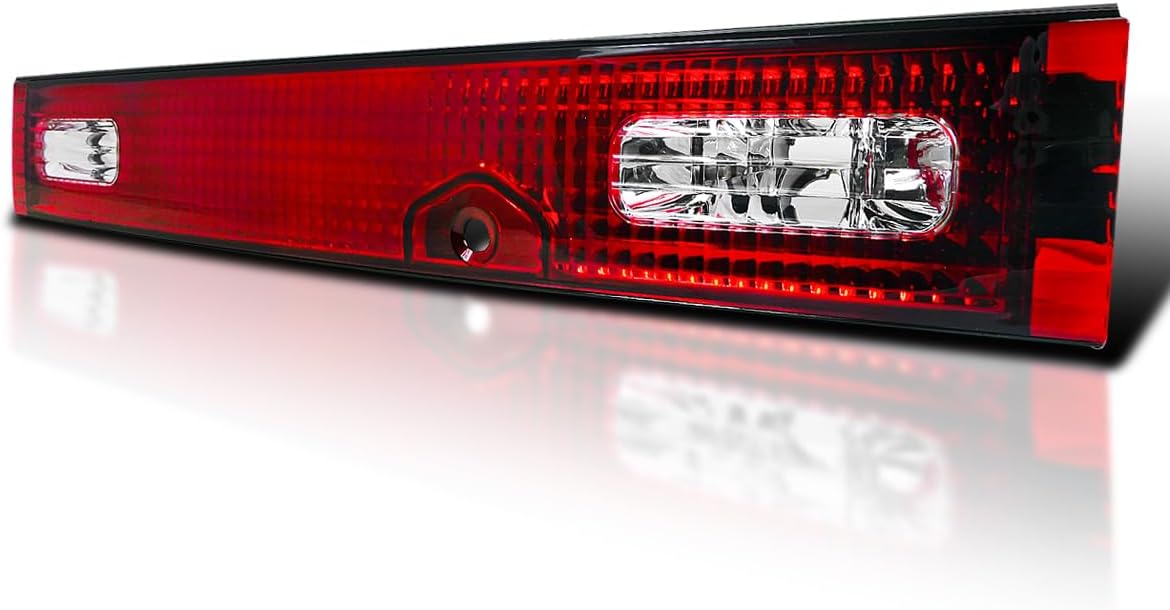 SPEC-D TUNING Red Tail Lights Compatible with 1989-1994 Nissan 240SX S13 Hatchback, Left + Right Pair Assembly