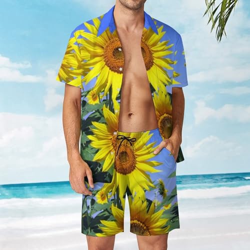 Chemise Short Pantalon de Plage ensemble 2 pièces fluide et respirant